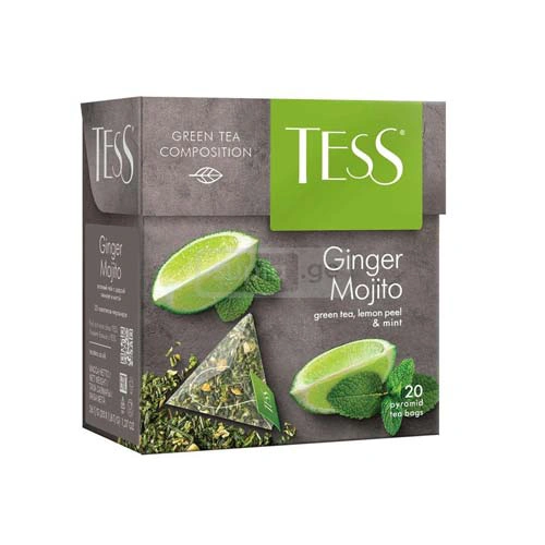 TESS-ტესი Ginger Mojito Aroma მწვანე ჩაი პირამიდებში 1.8გრ 20ც